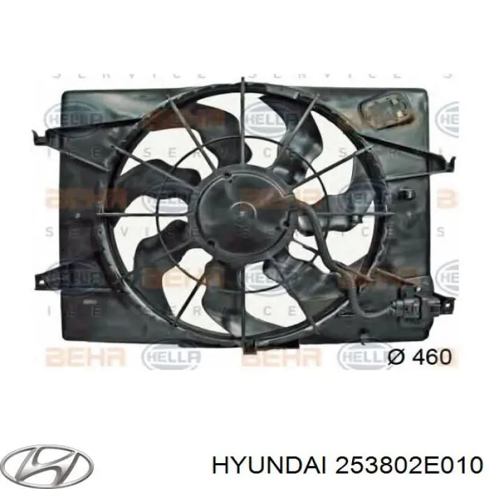 Ventilador, refrigeración motor Hyundai/Kia 253802E010 precio, desde 139,20 EUR