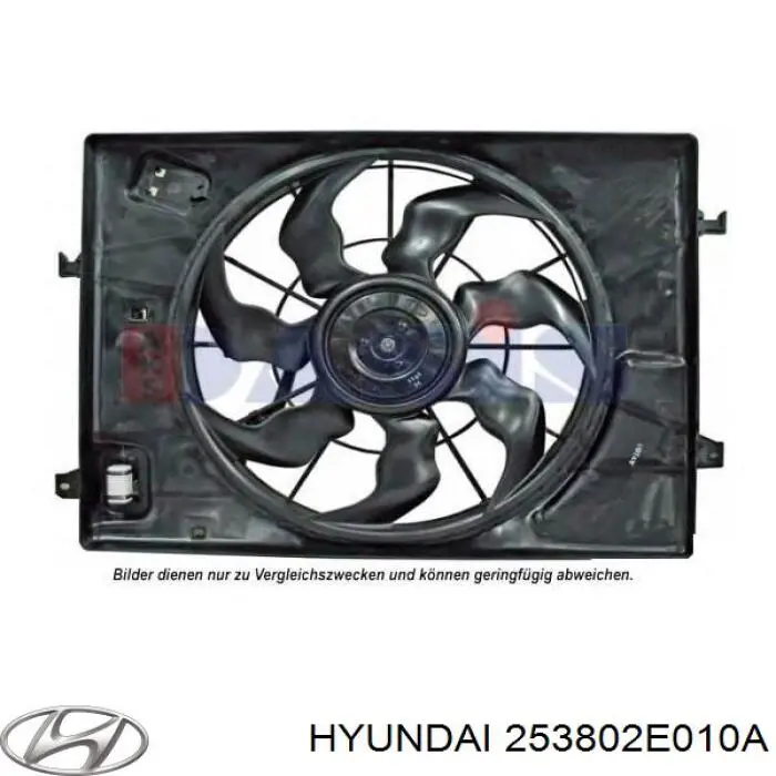 Ventilador, refrigeración motor Hyundai/Kia 253802E010A precio, desde 139,20 EUR