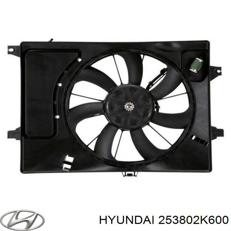 253802K600 Hyundai/Kia Electroventilador del motor
