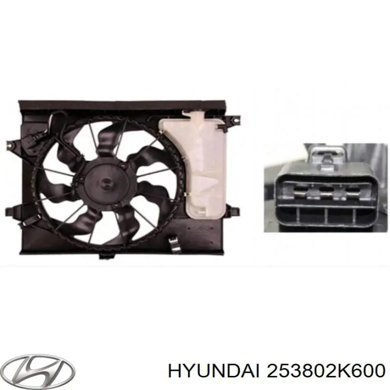 Ventilador (rodete +motor) refrigeración del motor con electromotor completo para KIA Soul (AM)