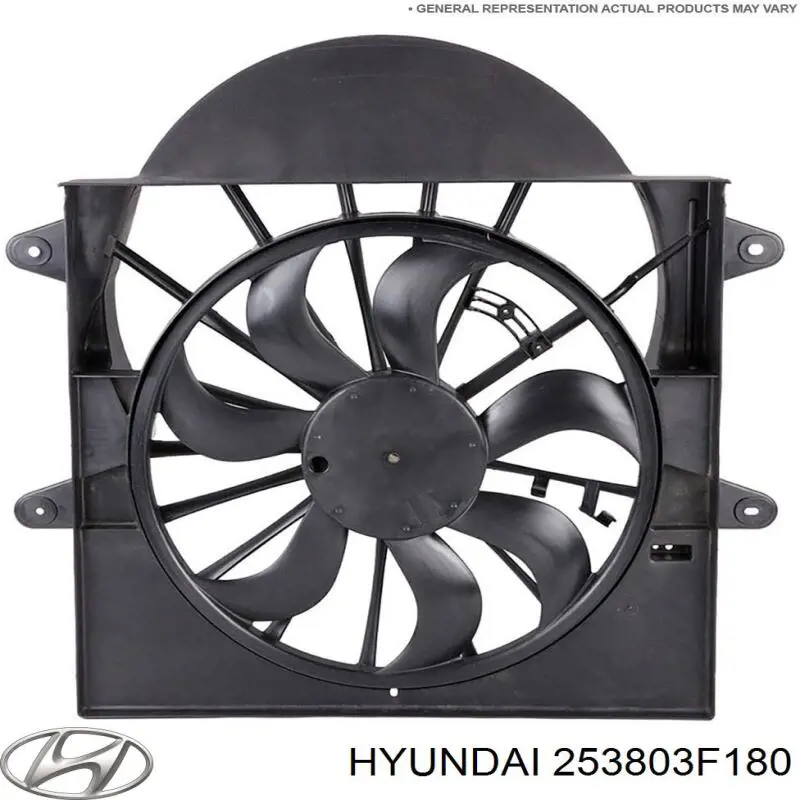 253803F180 Hyundai/Kia ventilador del motor