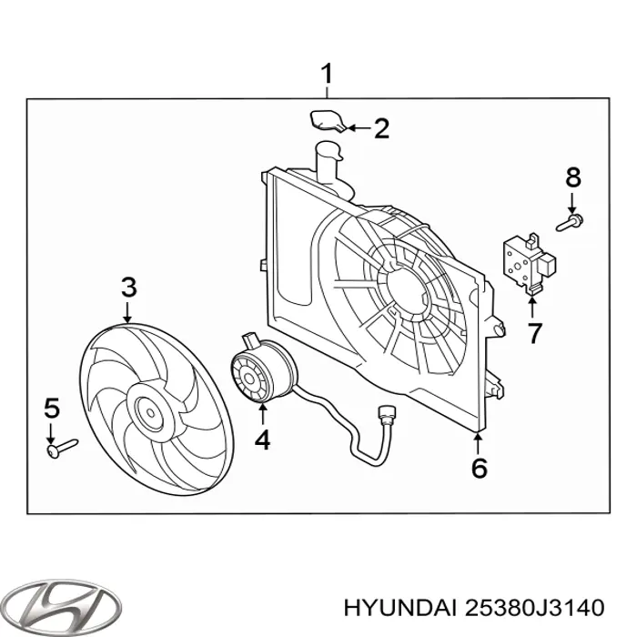 25380J3140 Hyundai/Kia