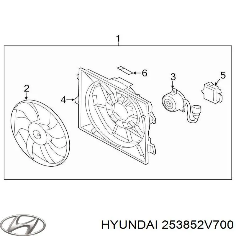 253852V700 Hyundai/Kia