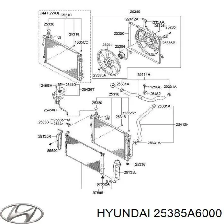 Regulador de velocidad del ventilador de refrigeración (unidad de control) Hyundai/Kia 25385A6000 precio, desde 35,30 EUR