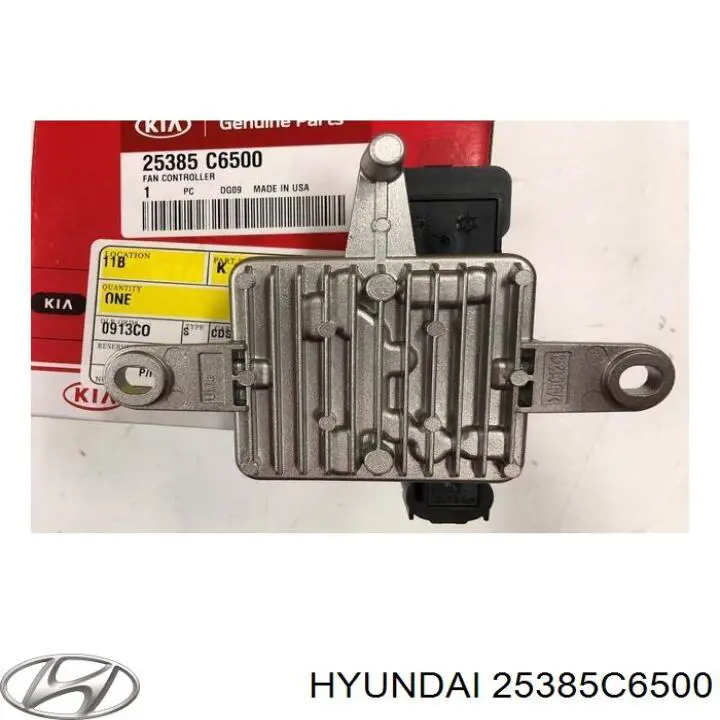 25385C6500 Hyundai/Kia Regulador de velocidad del ventilador de refrigeración (unidad de control)