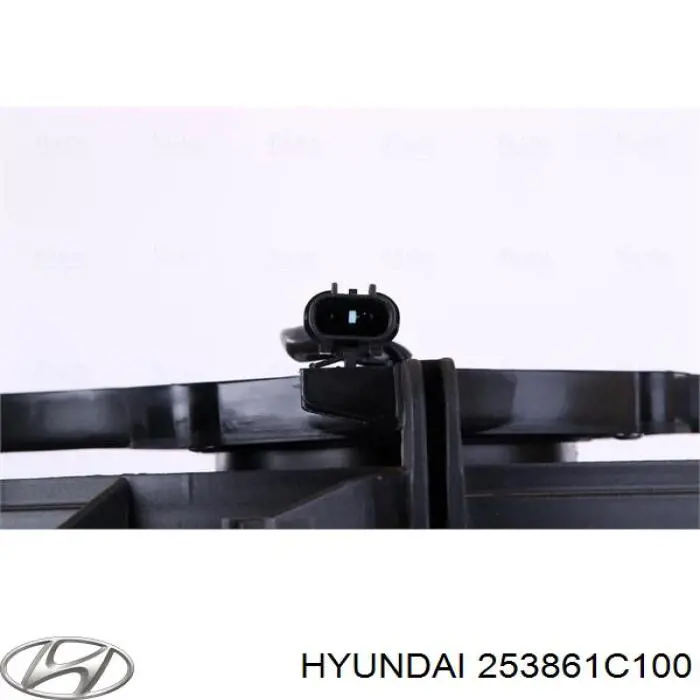Ventilador de radiador 253861C100 Hyundai/Kia