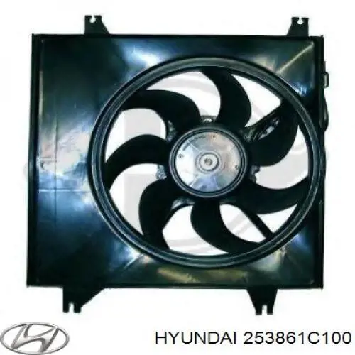 Ventilador de refrigeración Hyundai/Kia 253801C160