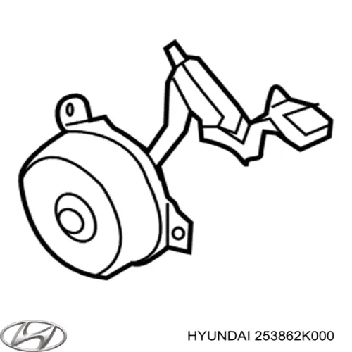 253862K000 Hyundai/Kia motor del ventilador de enfriado