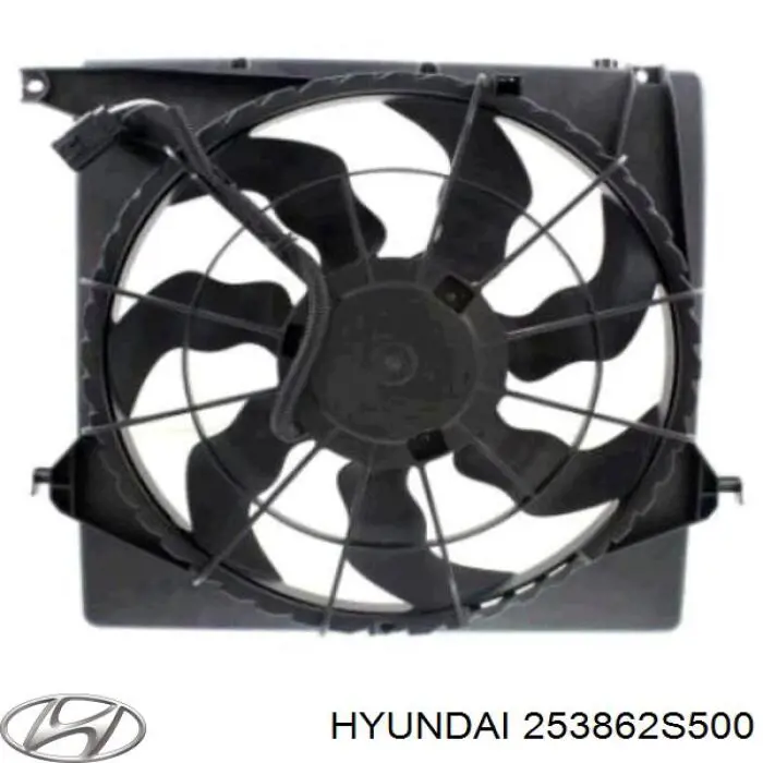 253862S500 Hyundai/Kia motor del ventilador de enfriado