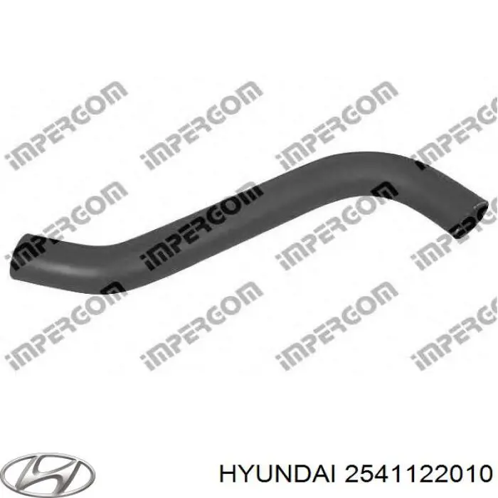 2541122010 Hyundai/Kia manguera de refrigeración