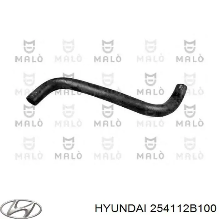 Comprar 254112B100 Hyundai/Kia Manguera superior del radiador