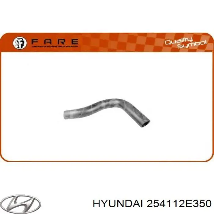 Comprar 254112E350 Hyundai/Kia Manguera superior del radiador