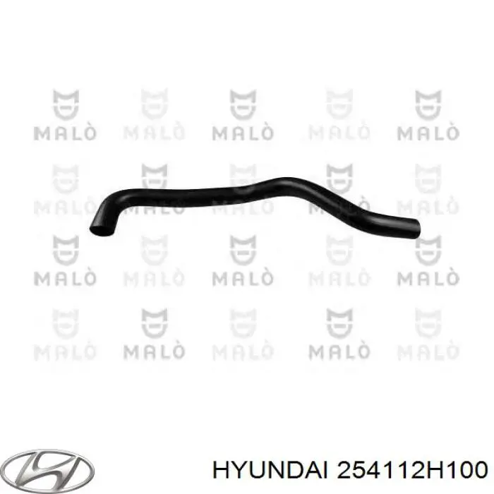 254112H100 Hyundai/Kia tubería de radiador arriba