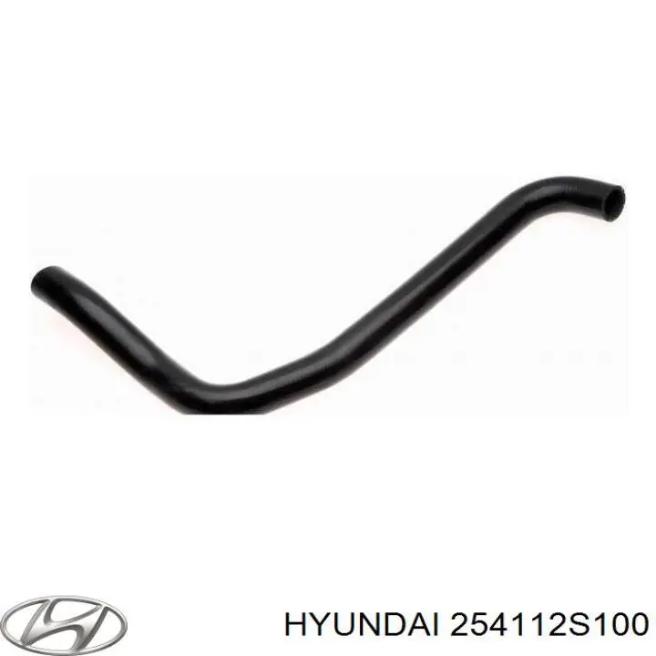 254112S100 Hyundai/Kia tubería de radiador arriba