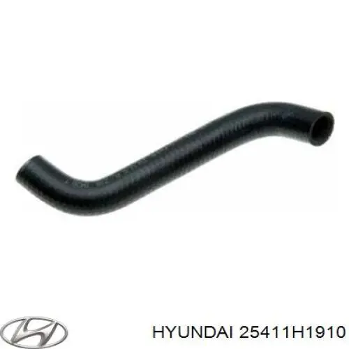 25411H1910 Hyundai/Kia tubería de radiador arriba
