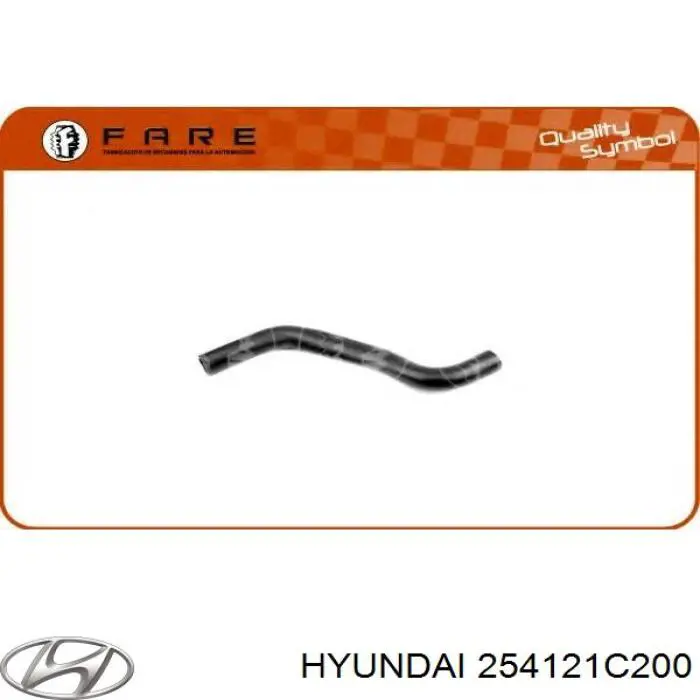 Comprar 254121C200 Hyundai/Kia Manguera inferior del radiador