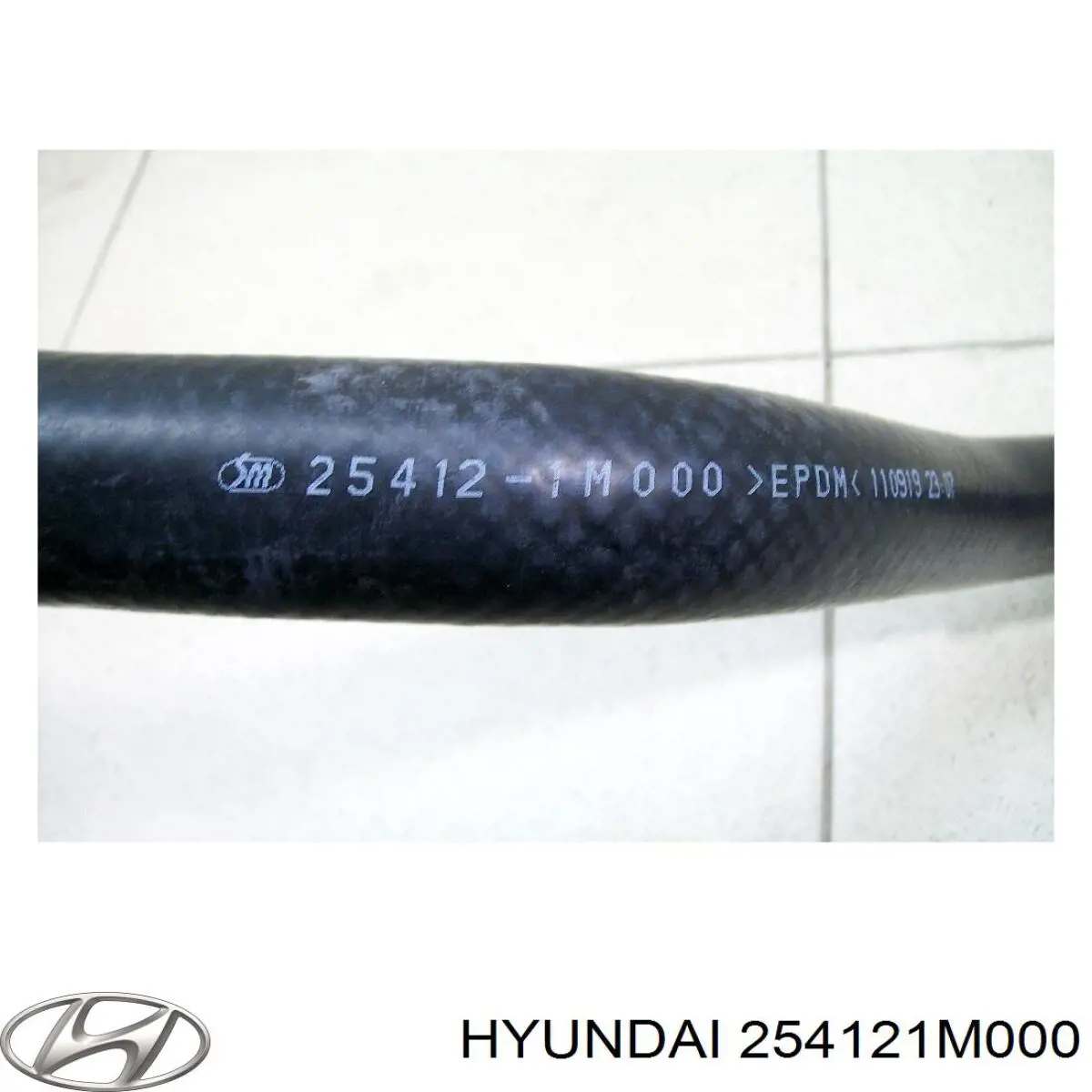254121M000 Hyundai/Kia manguera refrigerante para radiador inferiora
