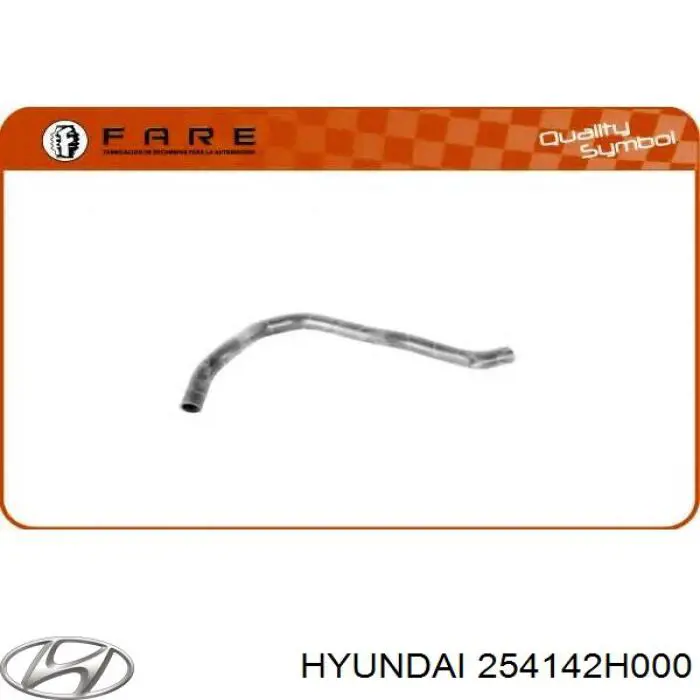 Manguera superior del radiador Hyundai/Kia 254142H000 precio, desde 17,83 EUR