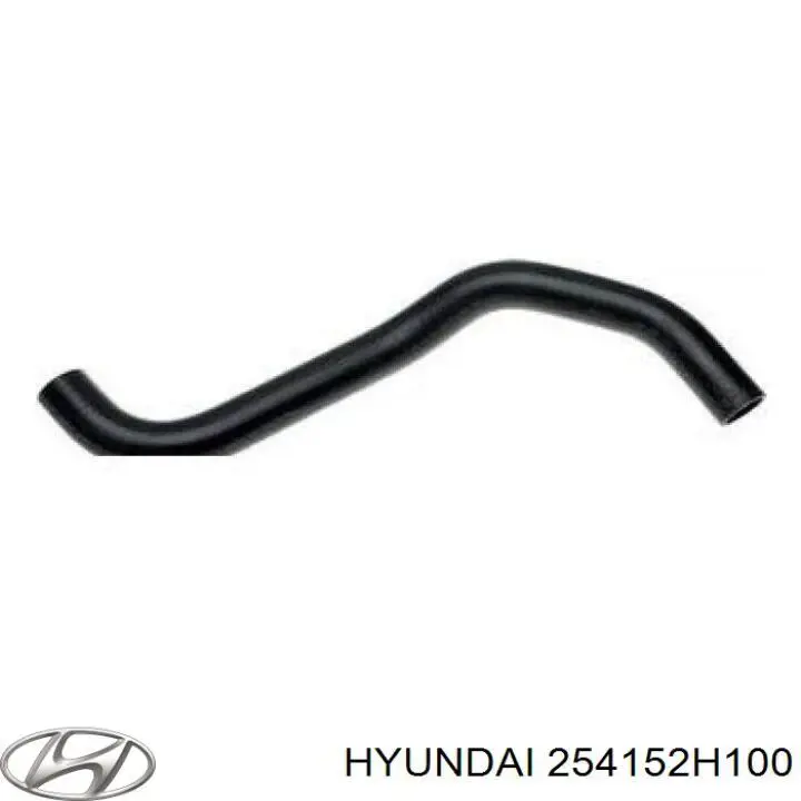 254152H100 Hyundai/Kia manguera refrigerante para radiador inferiora