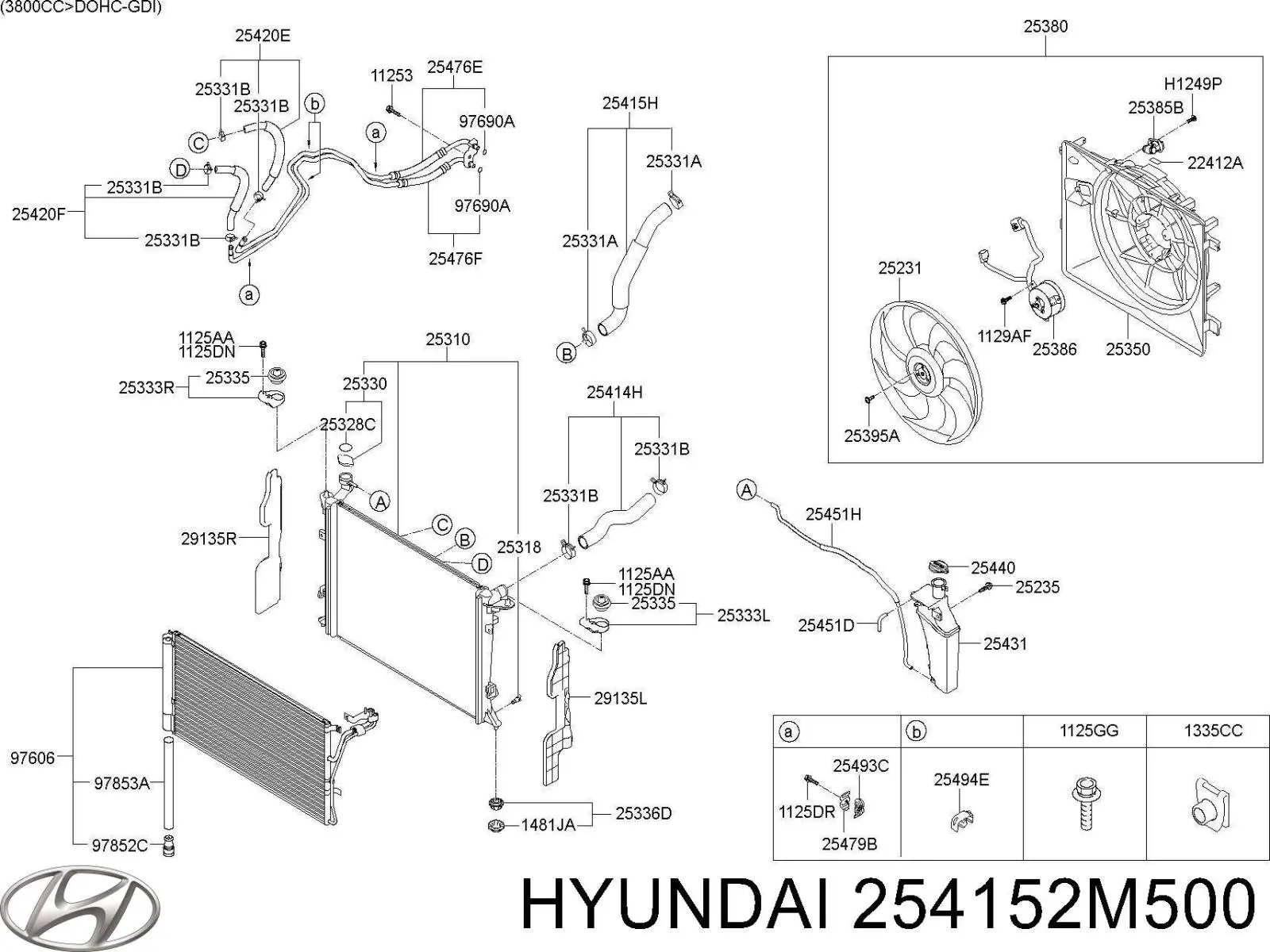 254152M500 Hyundai/Kia