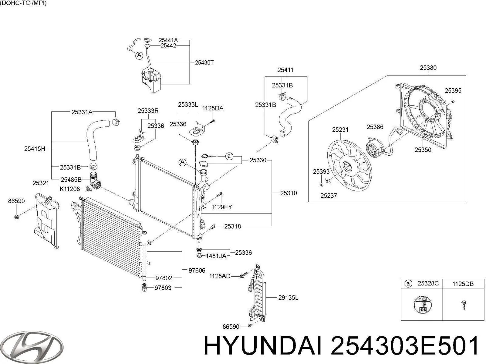 Comprar 254303E501 Hyundai/Kia Deposito expansion