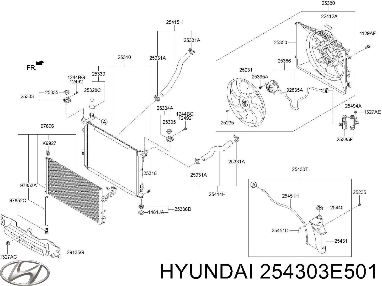 Botella expansion Hyundai/Kia 254303E501 precio, desde 197,47 EUR