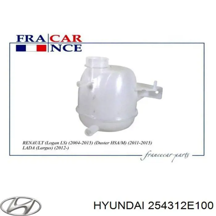 Comprar 254312E100 Hyundai/Kia Deposito expansion