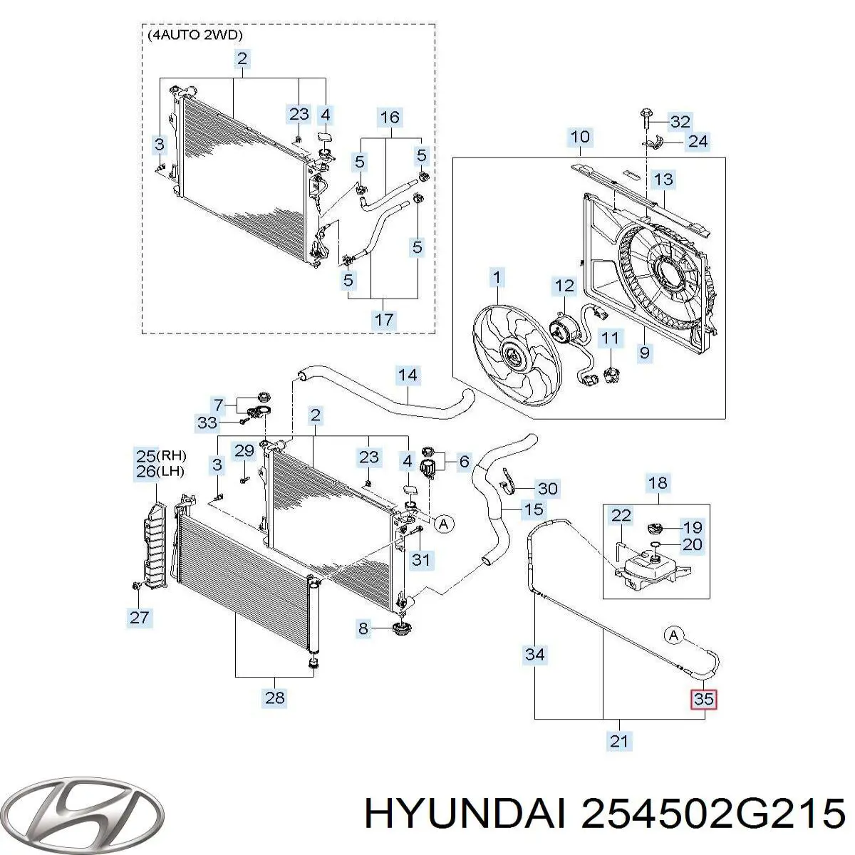  Hyundai/Kia 254502G215 precio, desde  