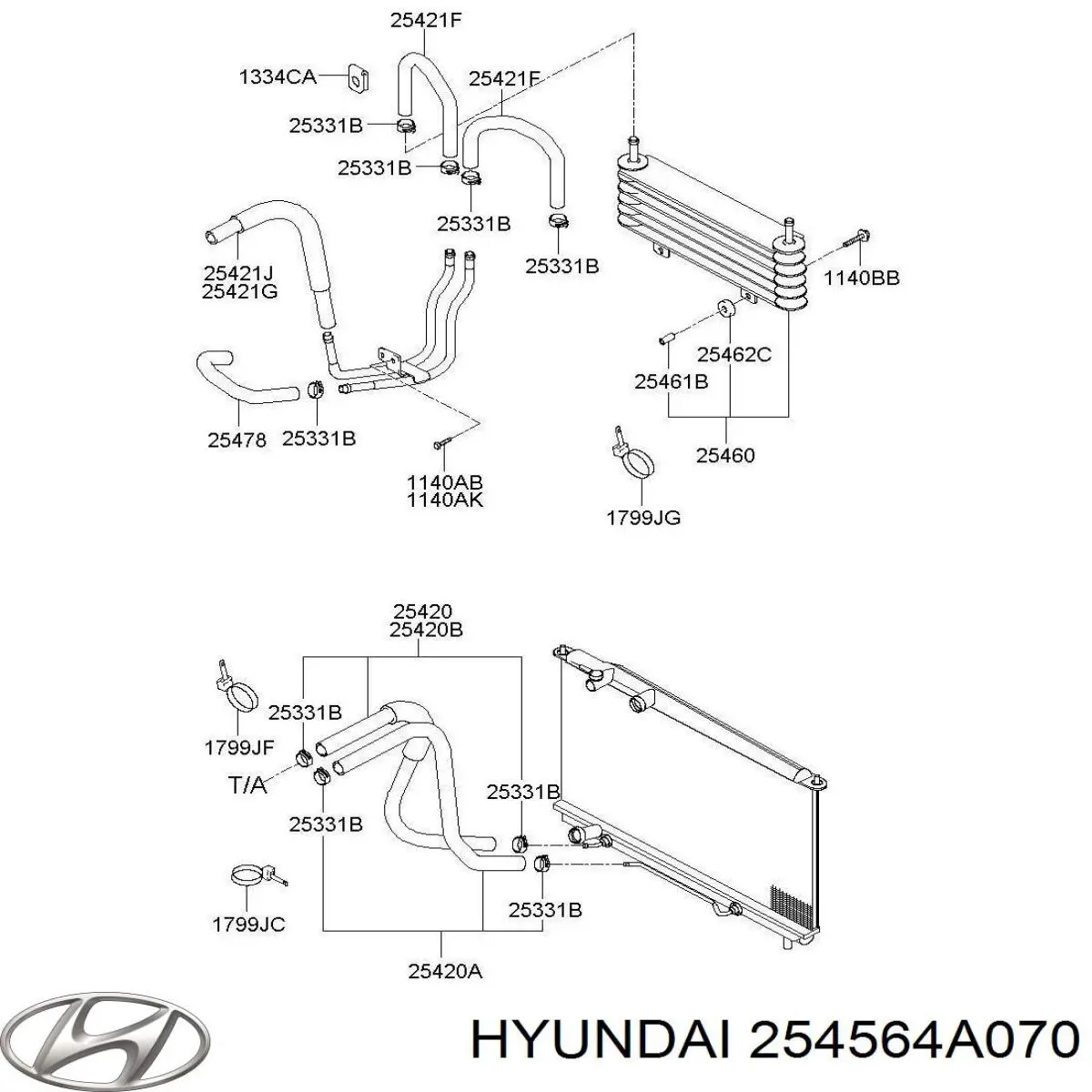 254564A000 Hyundai/Kia