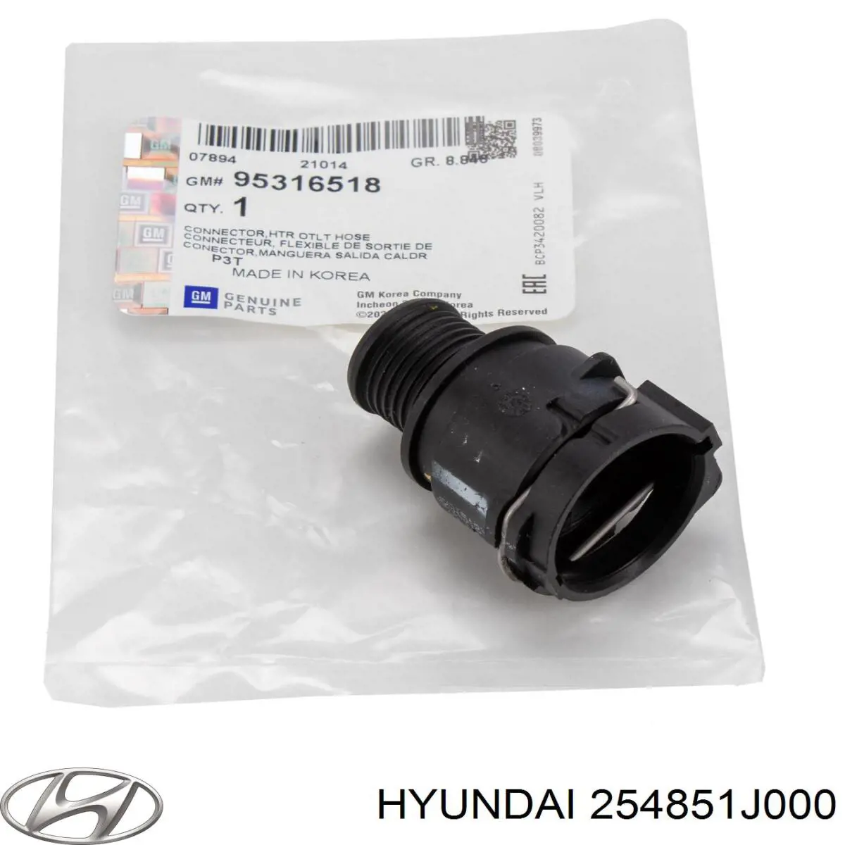 Brida de agua para Hyundai I40 (VF)