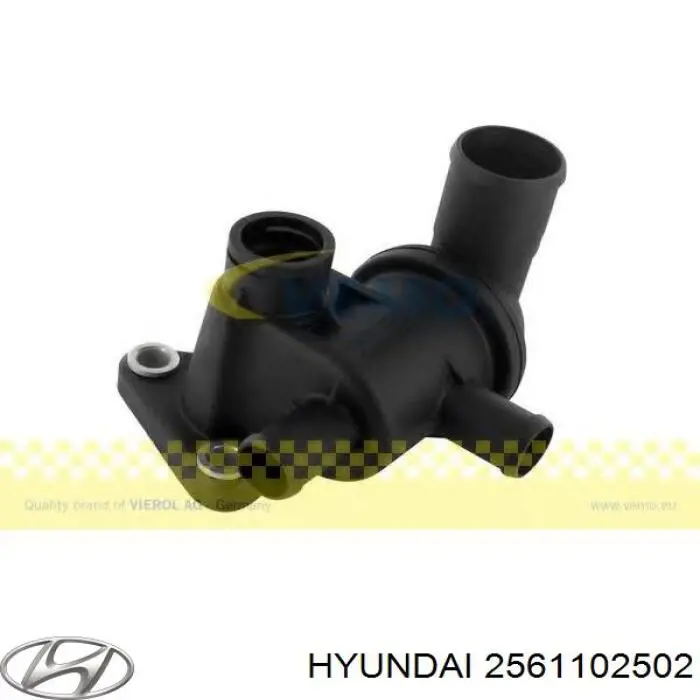 2561102502 Hyundai/Kia brida del sistema de refrigeración (triple)