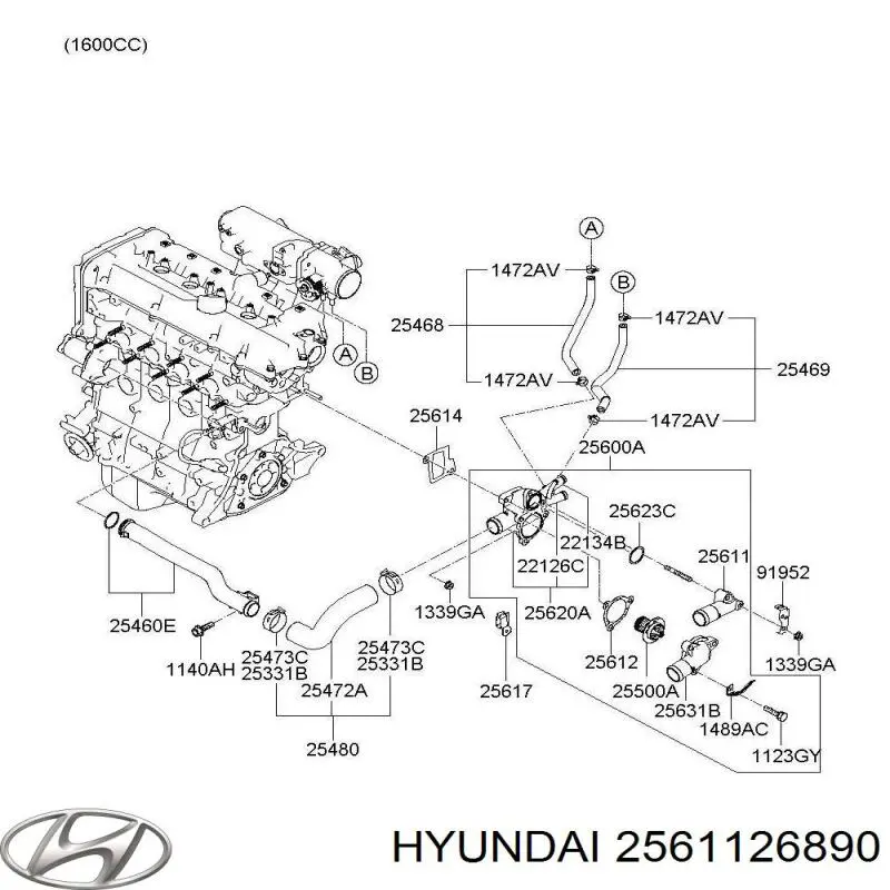 2561126880 Hyundai/Kia