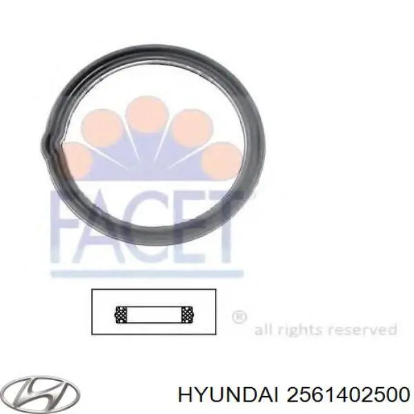 2561402500 Hyundai/Kia junta, termostato