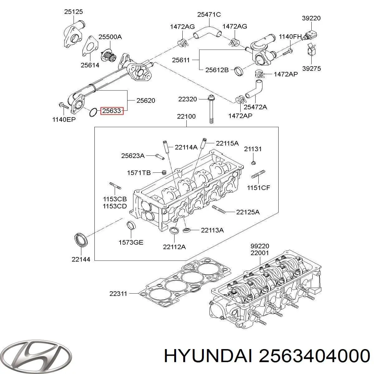 2563404000 Hyundai/Kia