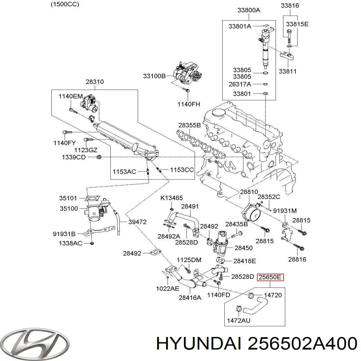 256502A400 Hyundai/Kia