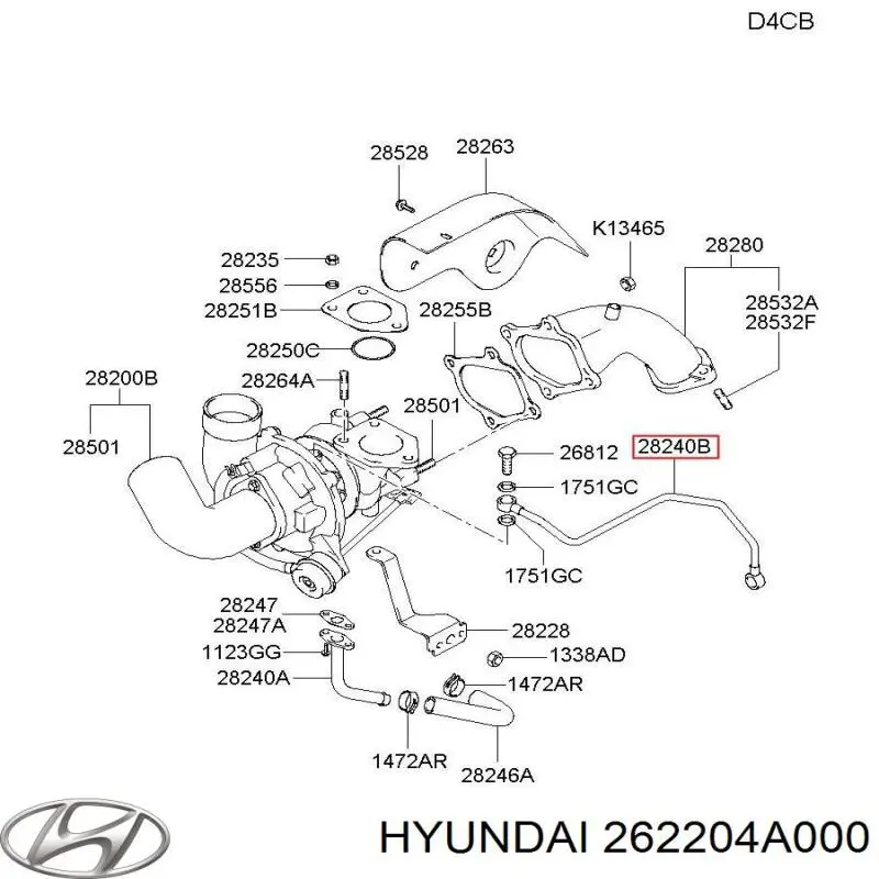 Comprar 262204A000 Hyundai/Kia 