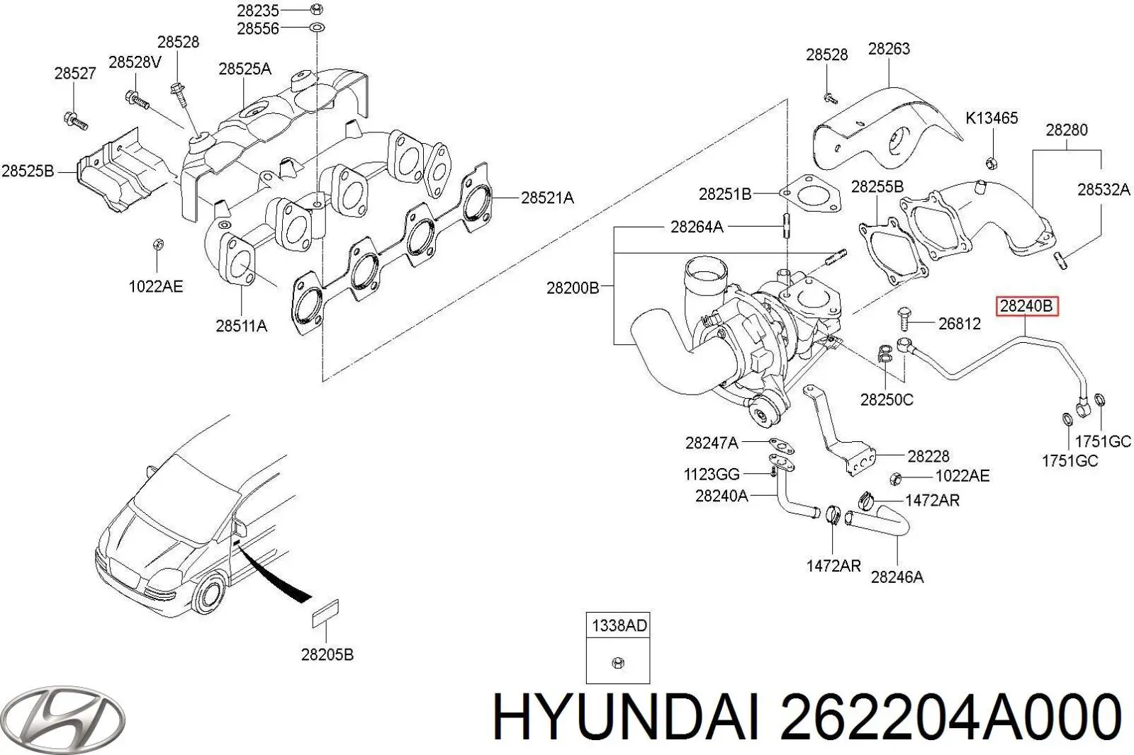  Hyundai/Kia 262204A000 precio, desde 116,05 EUR