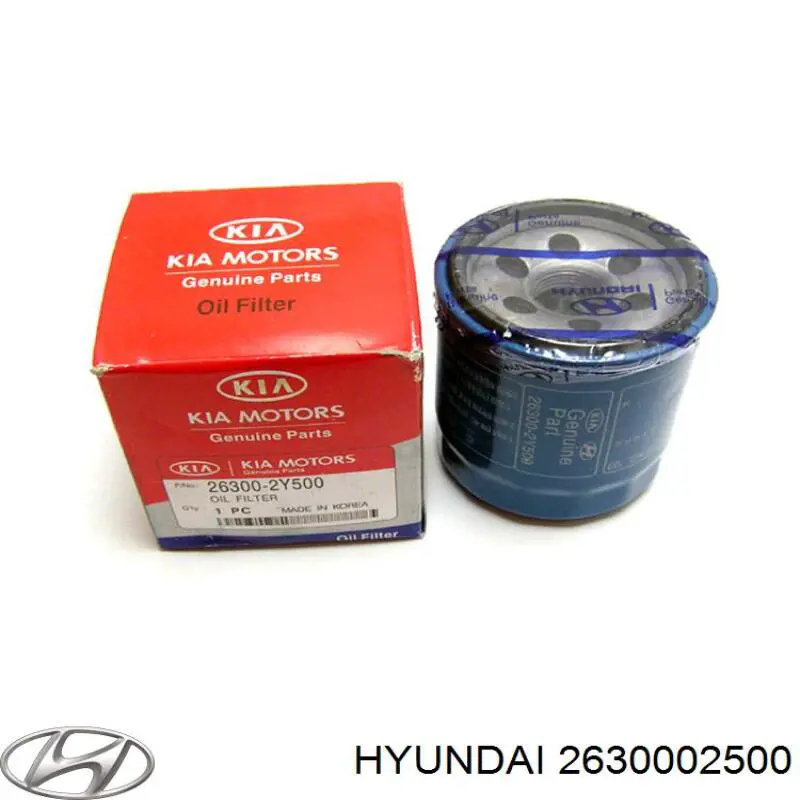 2630002500 Hyundai/Kia filtro de aceite