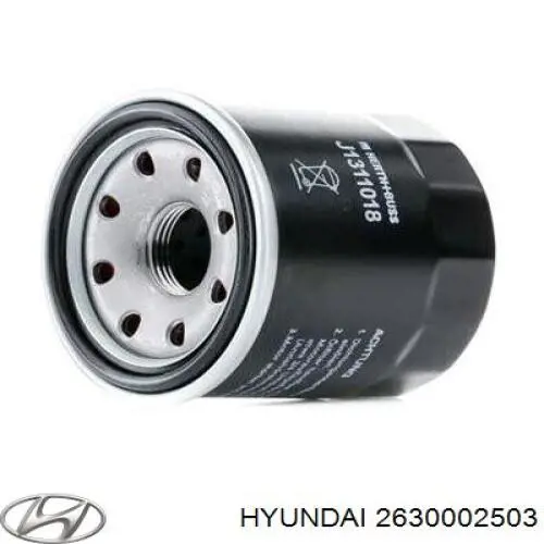 2630002503 Hyundai/Kia filtro de aceite