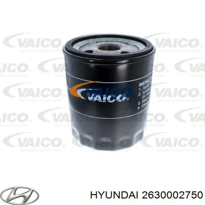 2630002750 Hyundai/Kia Filtro aceite