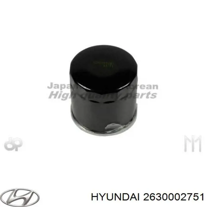 Filtro de aceite Hyundai/Kia 2630002751 precio, desde 4,87 EUR