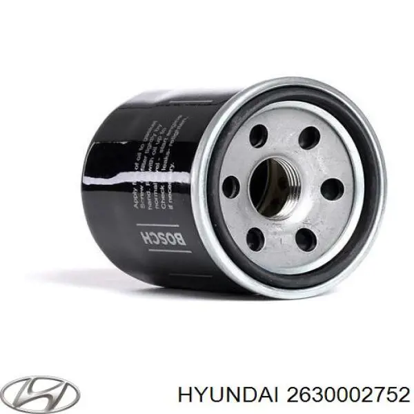 2630002752 Hyundai/Kia filtro de aceite