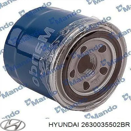 2630035502BR Hyundai/Kia filtro de aceite