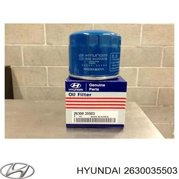2630035503 Hyundai/Kia filtro de aceite