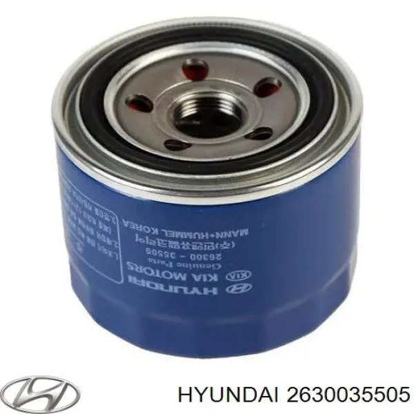 2630035505 Hyundai/Kia filtro de aceite