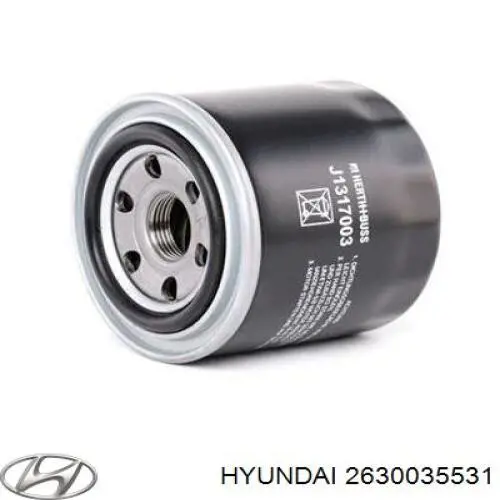 2630035531 Hyundai/Kia filtro de aceite