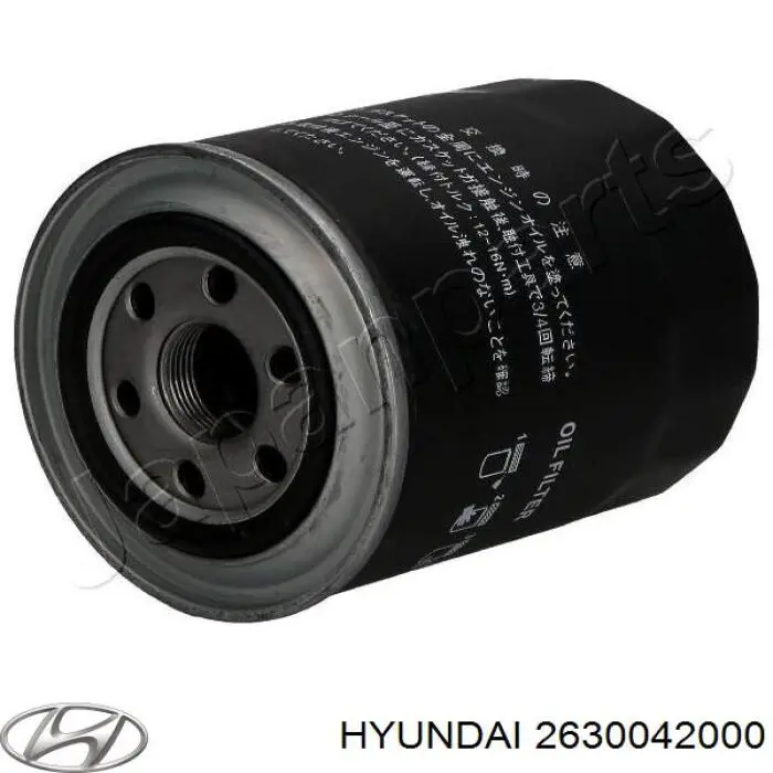 Filtro de aceite 2630042000 Hyundai/Kia
