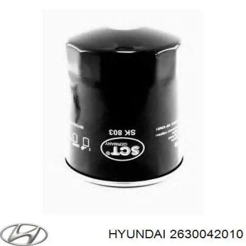 2630042010 Hyundai/Kia Filtro aceite