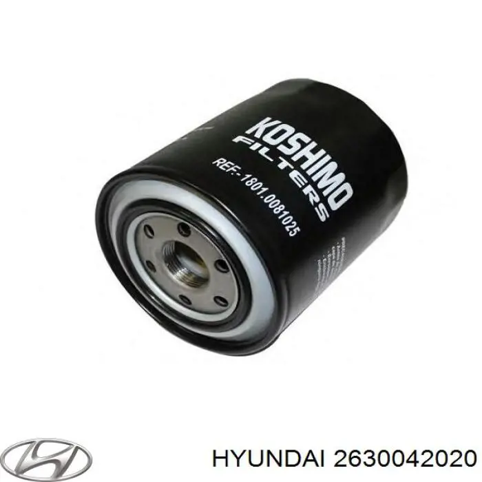 2630042020 Hyundai/Kia filtro de aceite