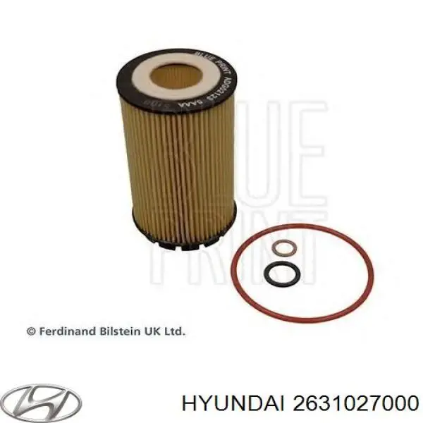 2631027000 Hyundai/Kia filtro de aceite